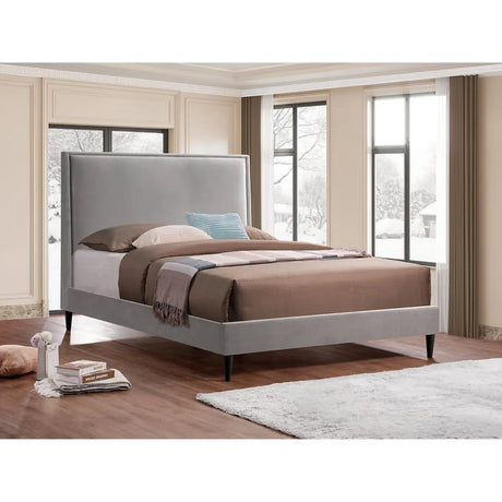 5570 Platform Bed in Grey I.F.Furniture