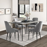 Keene 5 pc Dining Set 5817 - Complete Home Furnish