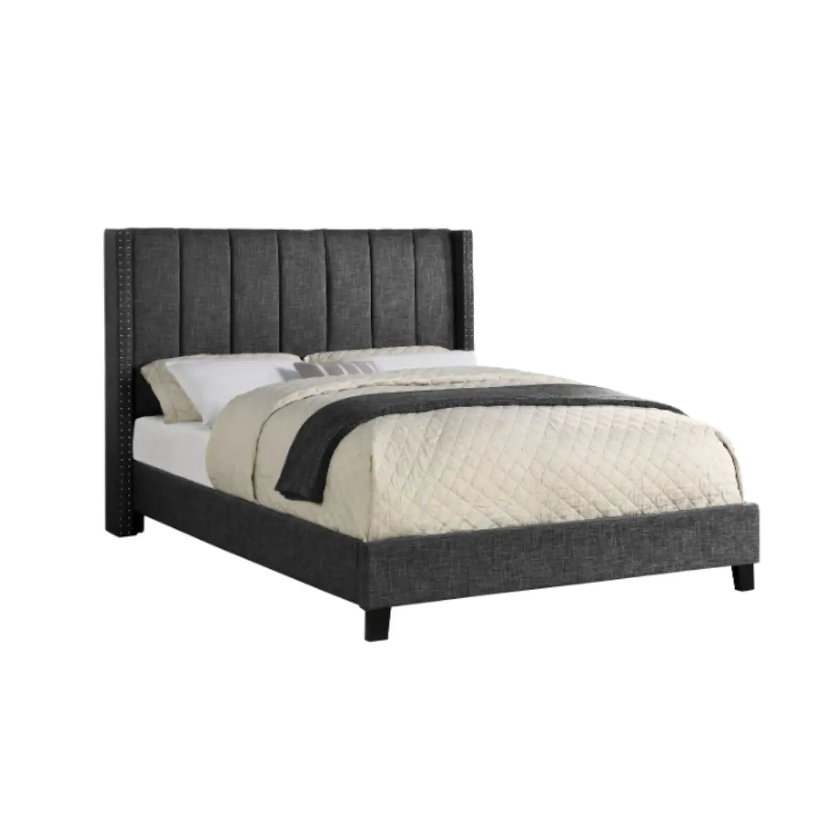 Clara Upholstered Platform Bed 5831DG M.A.Z