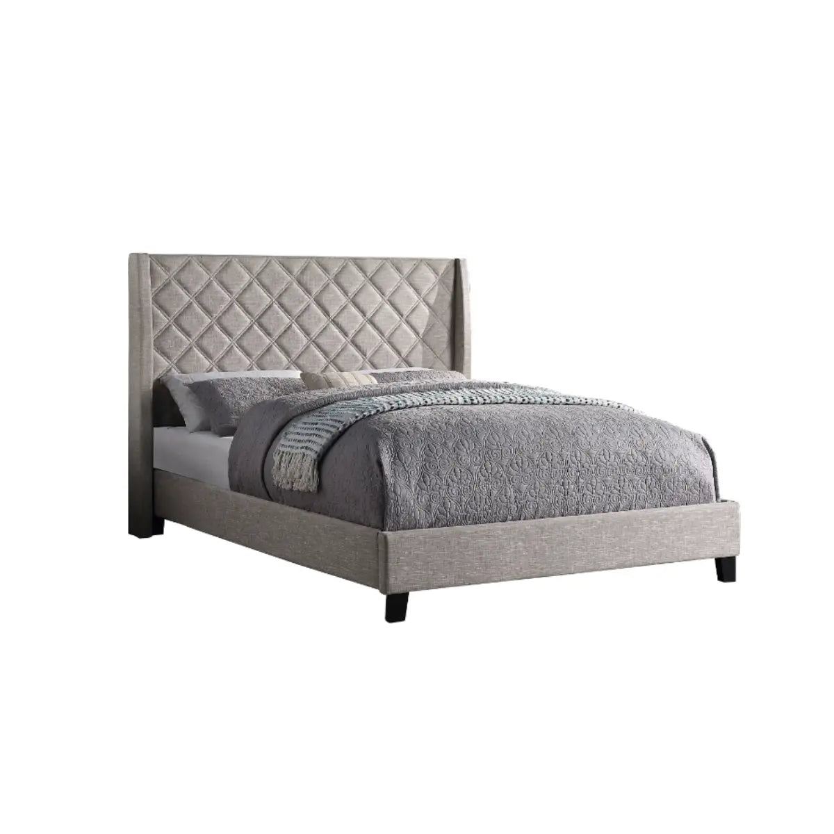 Briar Upholstered Platform Bed 5832BE M.A.Z