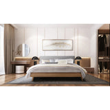 Cassidy Upholstered Platform Bed 5890GY M.A.Z