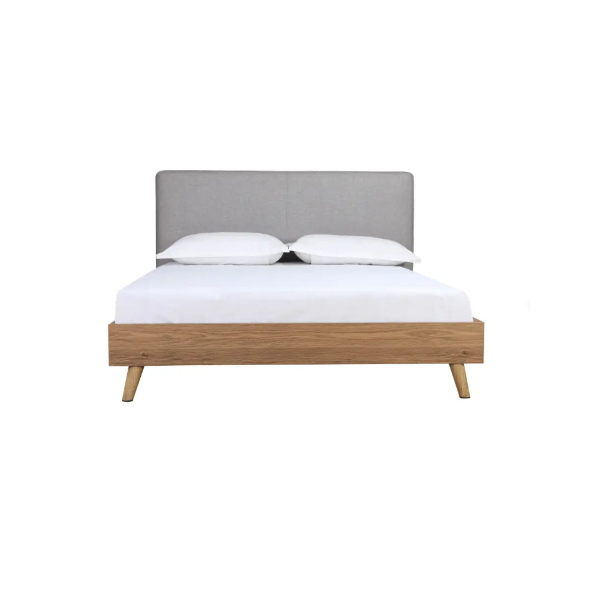 Cassidy Upholstered Platform Bed 5890GY M.A.Z