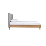 Cassidy Upholstered Platform Bed 5890GY M.A.Z