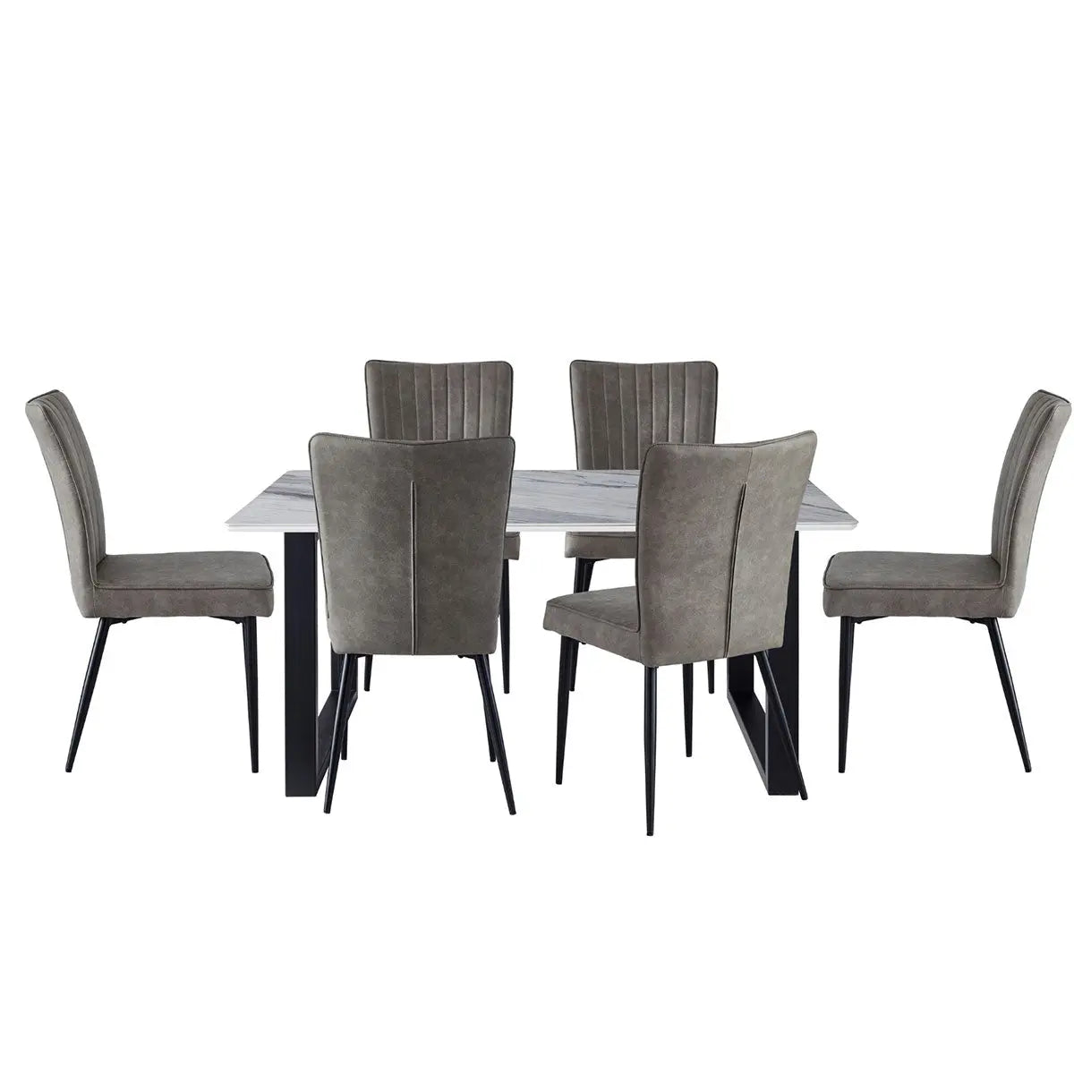 Leander 7 pc Dining Set 5915 - Complete Home Furnish