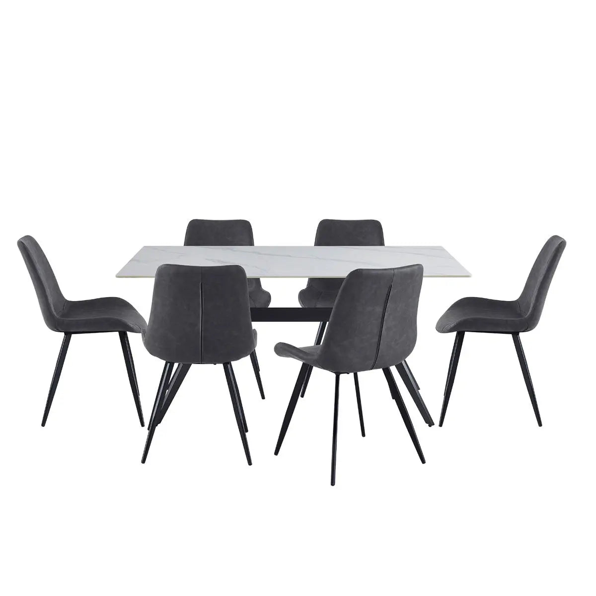 Dumas 7 pc Dining Set 5916 - Complete Home Furnish