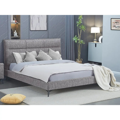 5935 Platform Bed in Grey I.F.Furniture