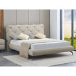 5945 Platform Bed in Creme I.F.Furniture