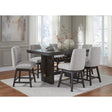 Ashley Burkhaus Pub Dining Set in Dark Brown Signature Design by Ashley