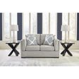 Ashley Evansley Loveseat in Pewter Signature Design by Ashley