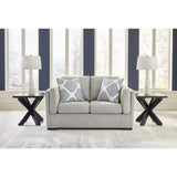 Ashley Evansley Loveseat in Pewter Signature Design by Ashley