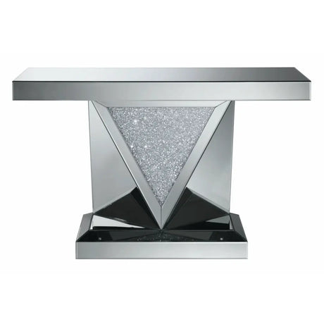 Acmi Geometric LED Console Table Galaxy