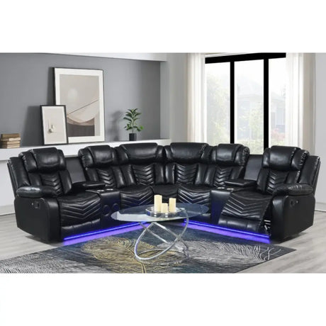 6066 Power Recliner Sectional VFI