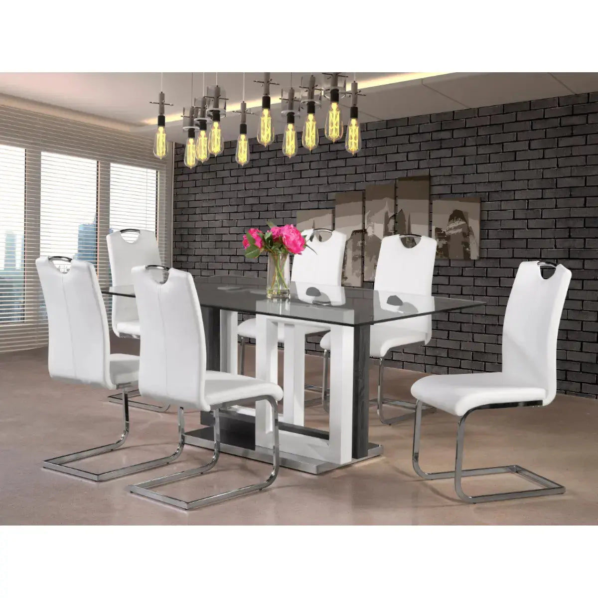 Yves Dining Set 6825 Complete Home Furnish