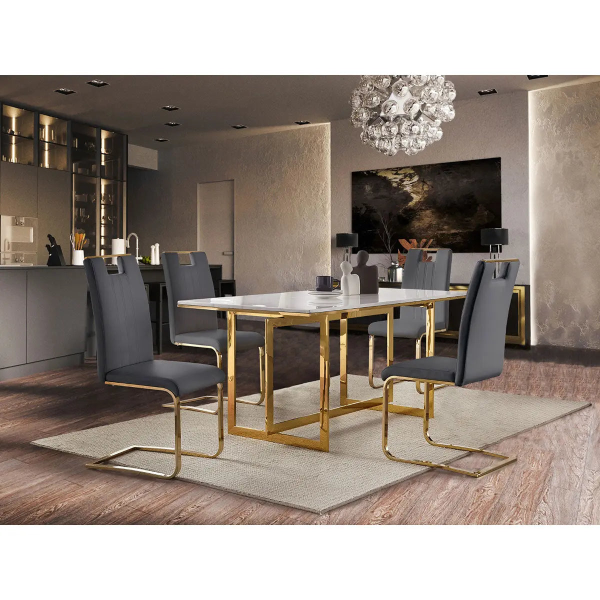 Althea 5 pc Dining Set 7451 - Complete Home Furnish