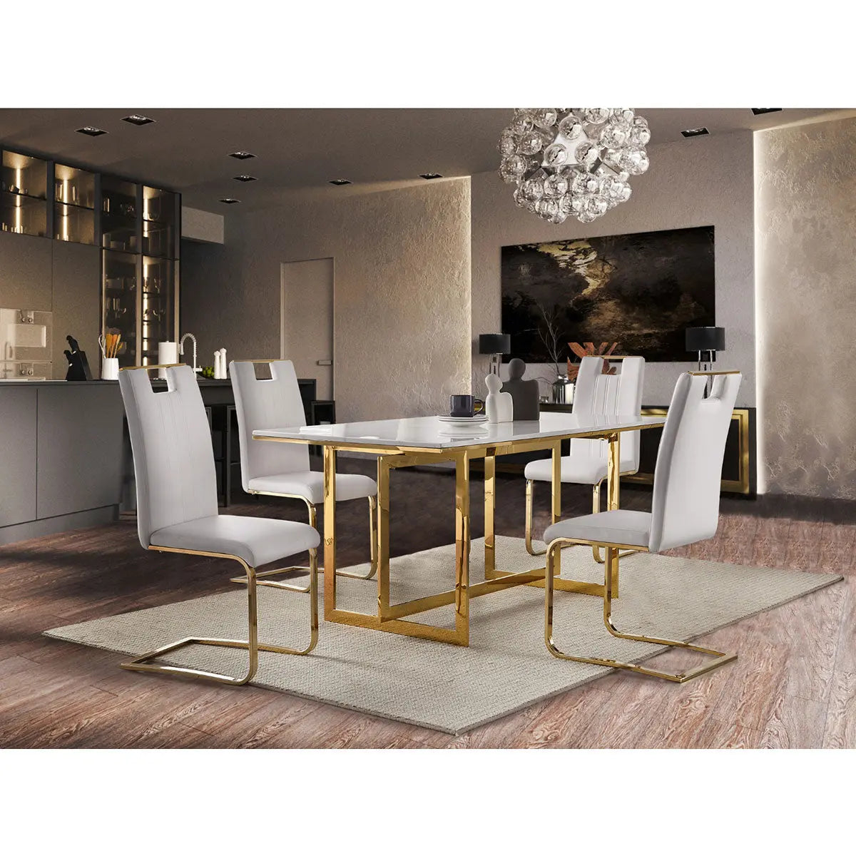 Althea 5 pc Dining Set 7451 - Complete Home Furnish