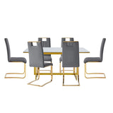 Althea 7 pc Dining Set 7451 - Complete Home Furnish