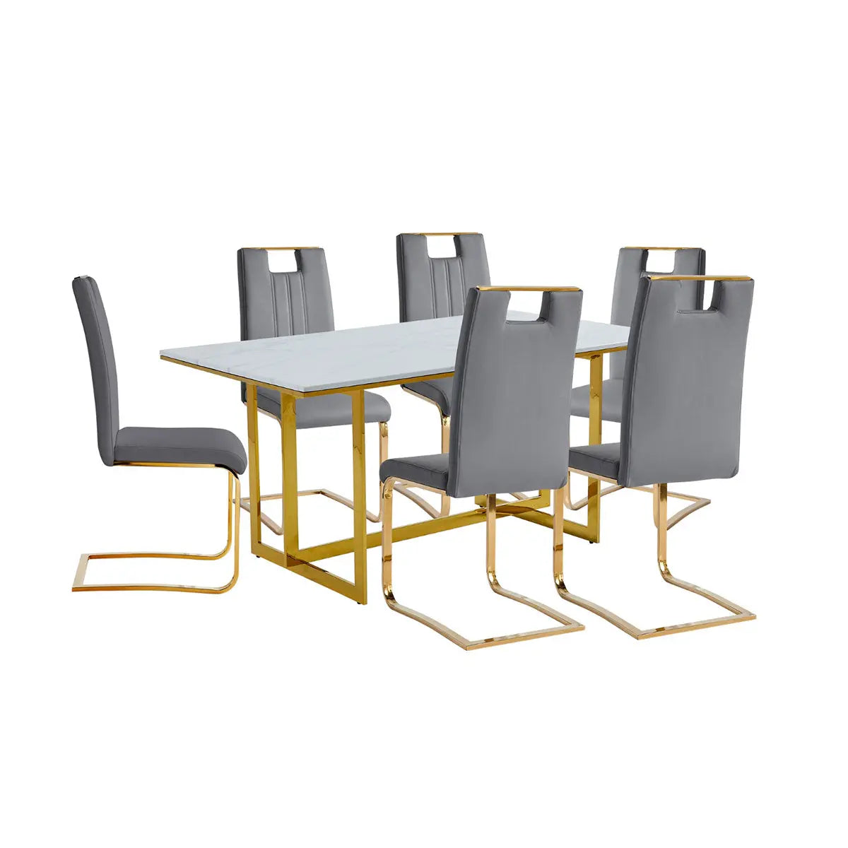 Althea 7 pc Dining Set 7451 - Complete Home Furnish