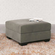 Ashley Darcy Ottoman in Cobblestone - Brampton Furniture Store