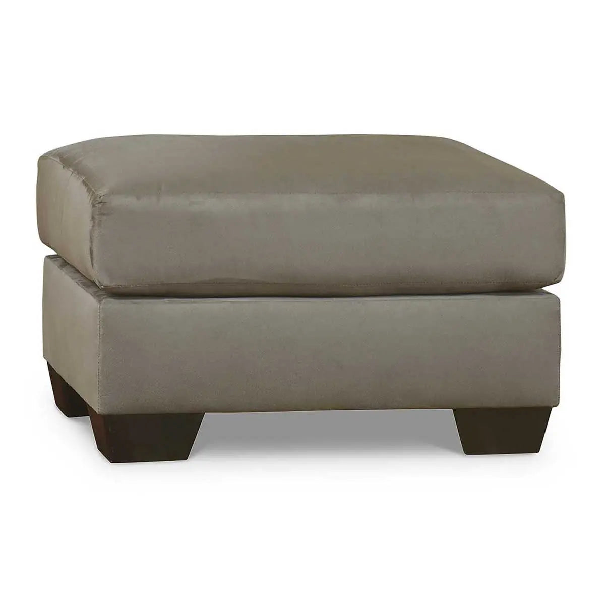 Ashley Darcy Ottoman in Cobblestone - Brampton Furniture Store