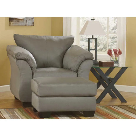 Ashley Darcy Chair in Cobblestone - Brampton Furniture Store