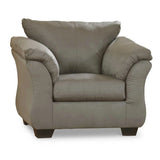 Ashley Darcy Chair in Cobblestone - Brampton Furniture Store