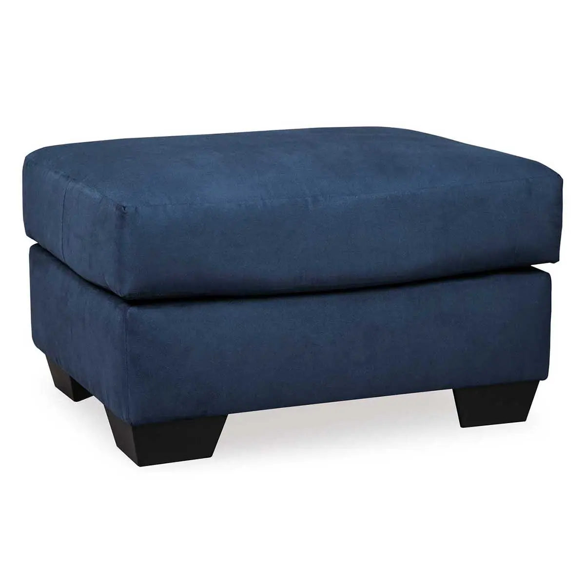 Ashley Darcy Ottoman in Blue - Brampton Furniture Store