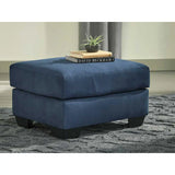 Ashley Darcy Ottoman in Blue - Brampton Furniture Store