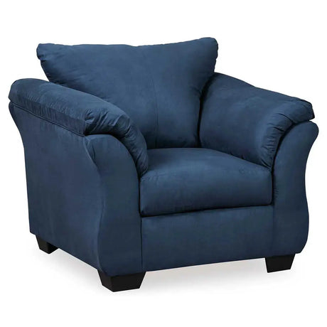 Ashley Darcy Chair in Blue - Brampton Furniture Store