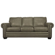 Fancy Leather Sofa in Cobblestone Sofa by Fancy