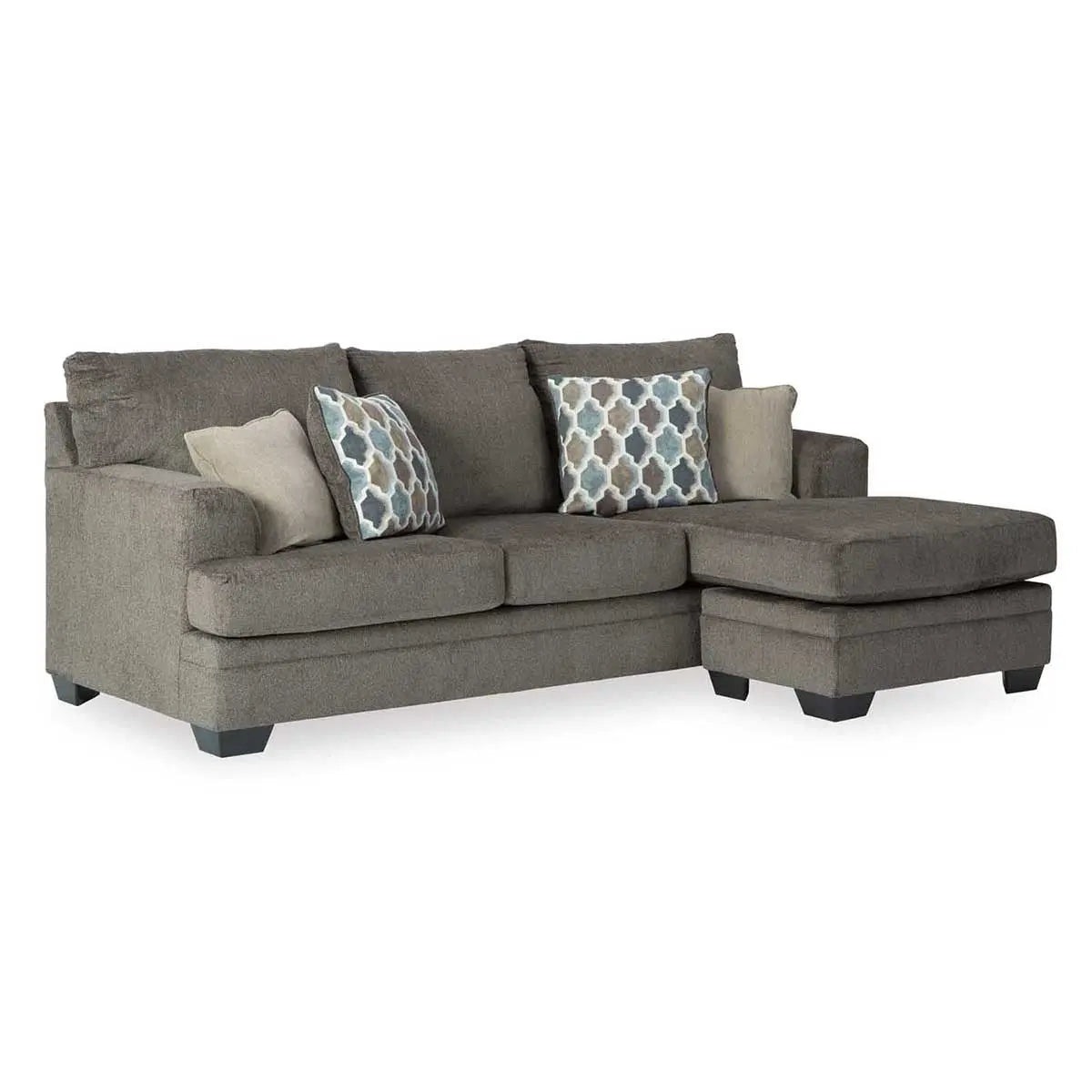 Ashley Dorsten Reversible Sofa Chaise in Slate - Brampton Furniture Store