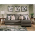 Ashley Dorsten Reversible Sofa Chaise in Slate - Brampton Furniture Store