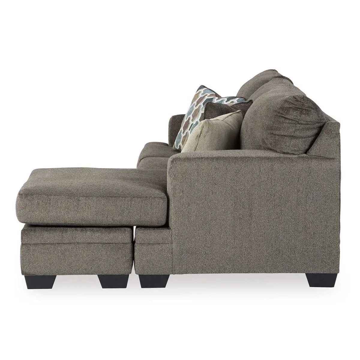 Ashley Dorsten Reversible Sofa Chaise in Slate - Brampton Furniture Store