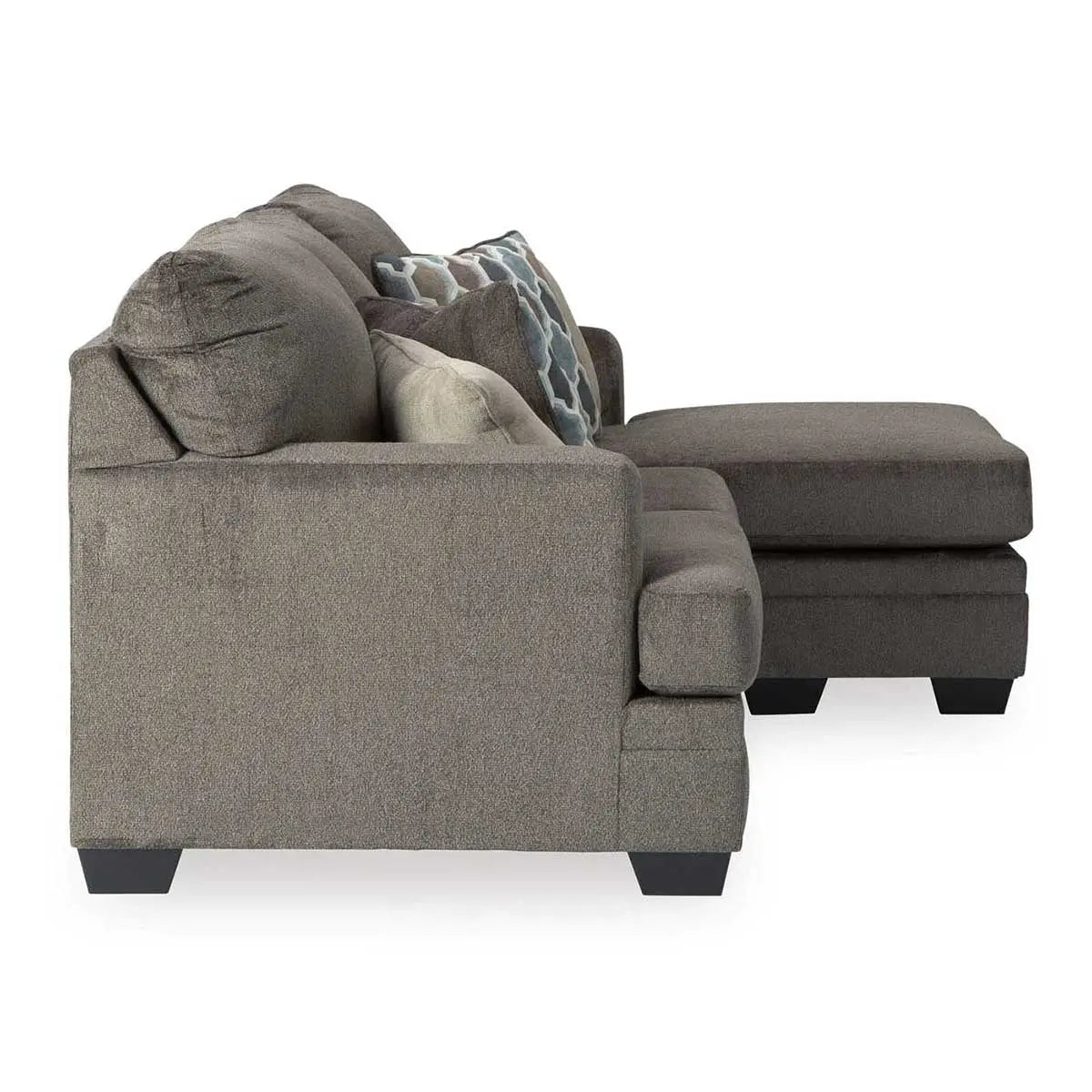 Ashley Dorsten Reversible Sofa Chaise in Slate - Brampton Furniture Store