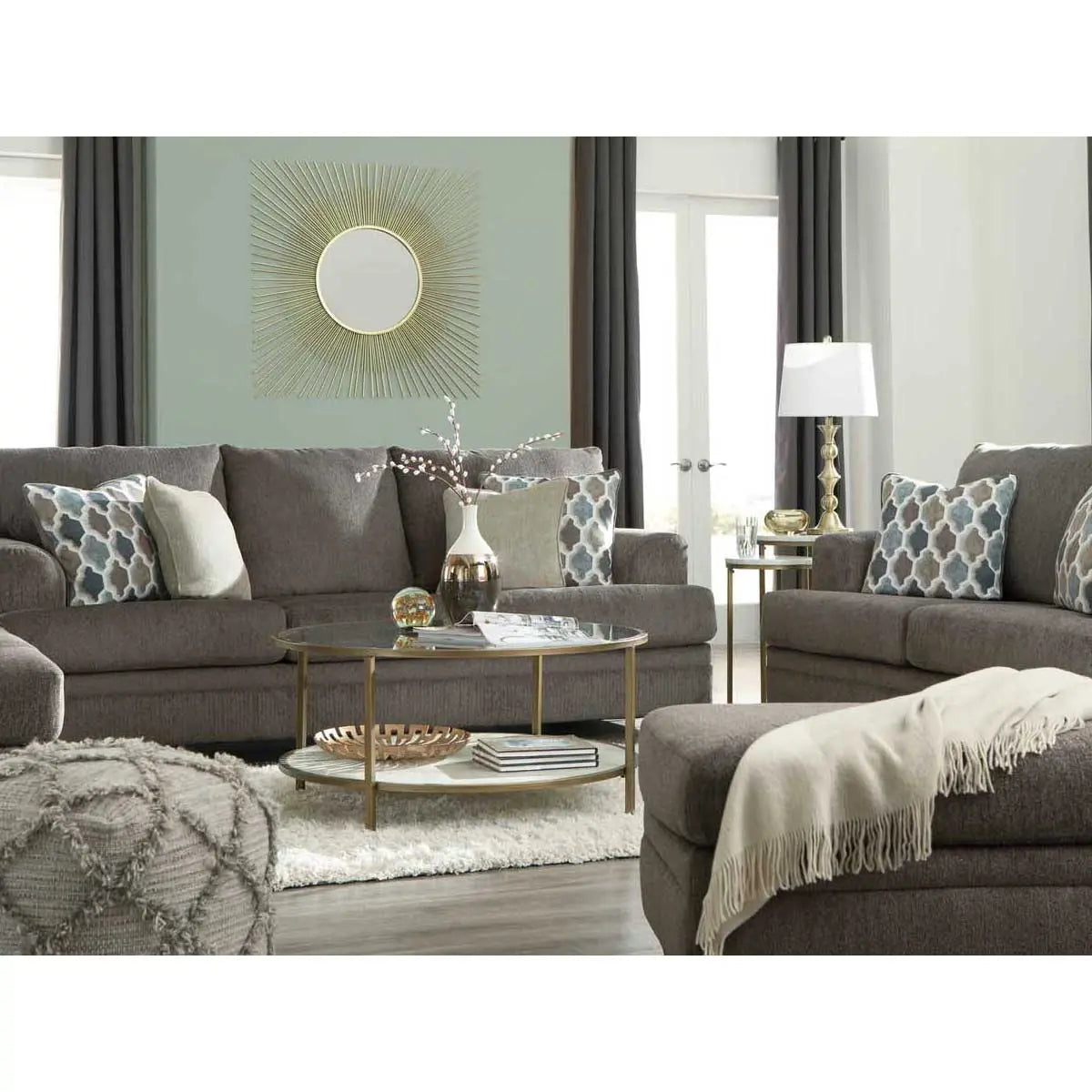 Ashley Dorsten Sofa in Slate - Brampton Furniture Store