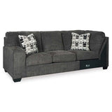 Ashley Ballinasloe 3 Piece RFH Sectional in Smoke - Brampton Furniture Store