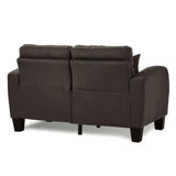 Sinclair Fabric Sofa Set in Brown - Complete Home Furnish