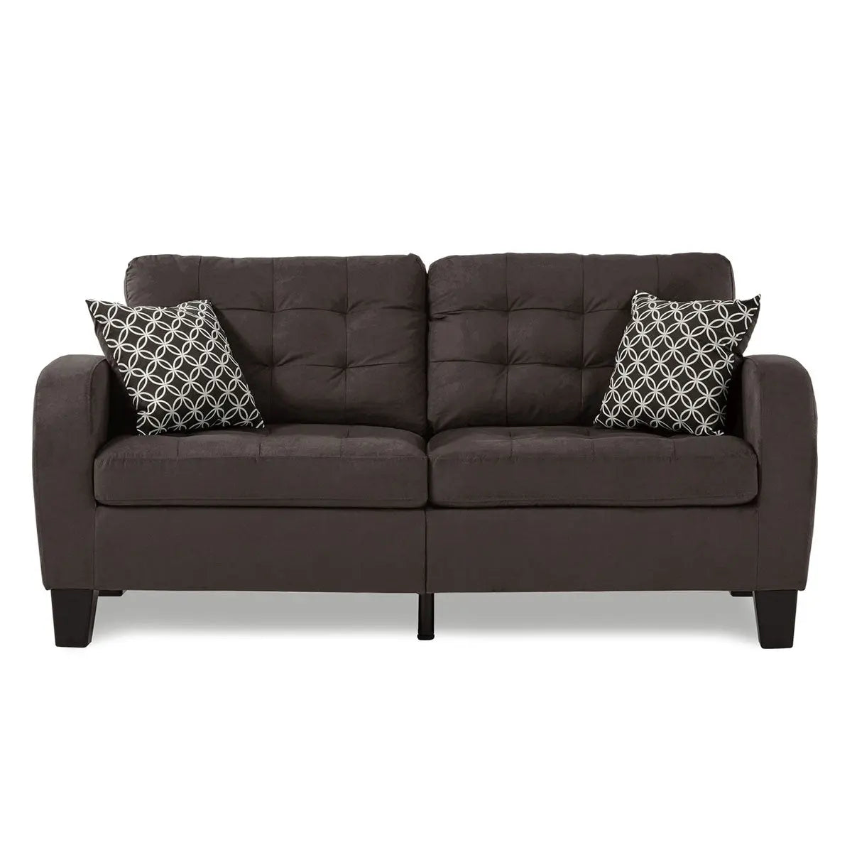 Sinclair Fabric Sofa Set in Brown - Complete Home Furnish