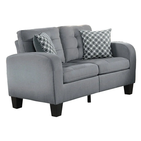 Sinclair Fabric Loveseat 8202CH2 - Complete Home Furnish