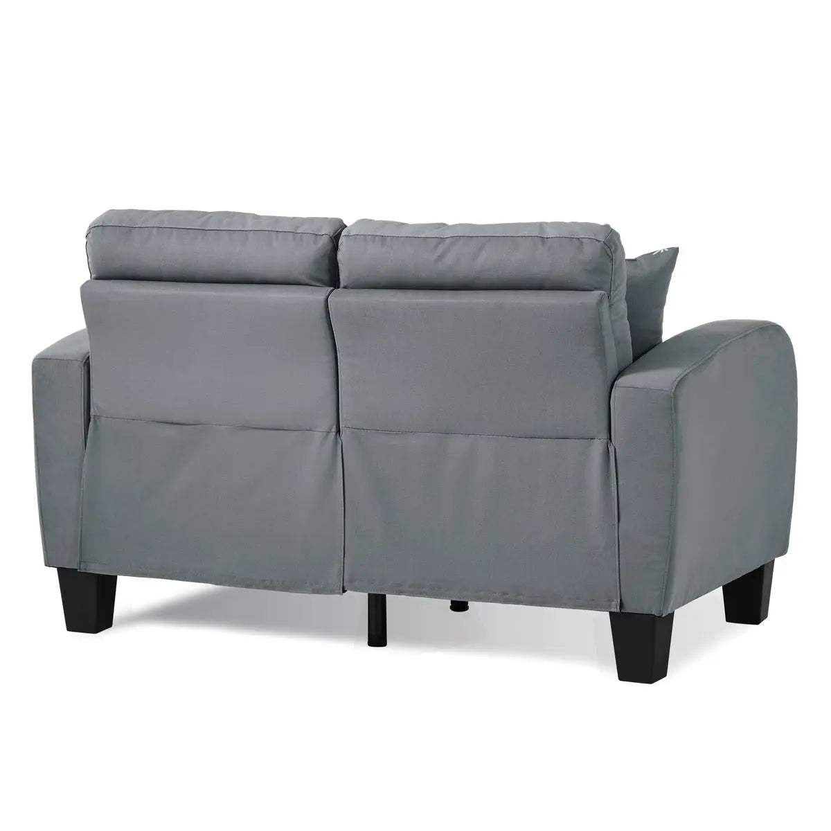 Sinclair 2 pc Fabric Sofa Set in Grey - Complete Home Furnish