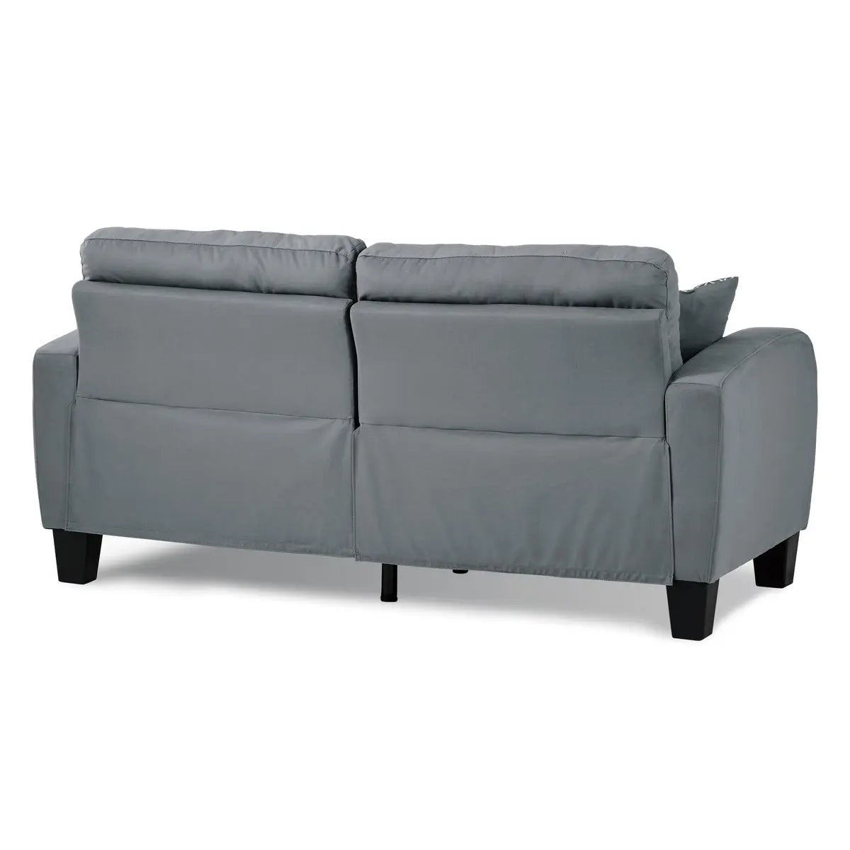 Sinclair 2 pc Fabric Sofa Set in Grey - Complete Home Furnish