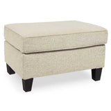 Ashley Abinger Accent Ottoman in Natural - Brampton Furniture Store