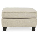 Ashley Abinger Accent Ottoman in Natural - Brampton Furniture Store