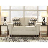 Ashley Abinger Loveseat in Natural - Brampton Furniture Store