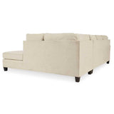 Ashley Abinger 2 Piece RFH Sectional with Chaise in Natural - Complete Home Furniture