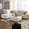 Ashley Abinger 2 Piece LFH Sectional with Chaise in Natural - Brampton Furniture Store