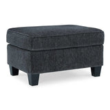 Ashley Abinger Accent Ottoman in Smoke - Brampton Furniture Store