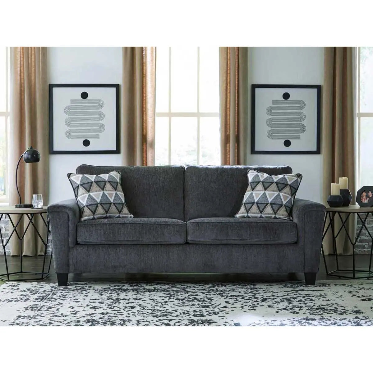 Ashley Abinger Sofa in smoke - Brampton Furniture Store