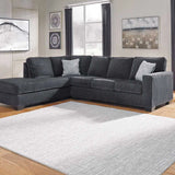 Ashley Altari 2 Piece LFH Chaise Sectional in Slate - Brampton Furniture Store