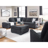 Ashley Altari 2 Piece LFH Chaise Sectional in Slate - Brampton Furniture Store