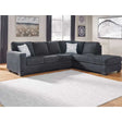 Ashley Altari 2 Piece RFH Chaise Sectional in Slate - Brampton Furniture Store